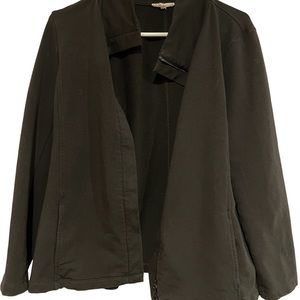 Eileen Fisher black jersey jacket. Size PL